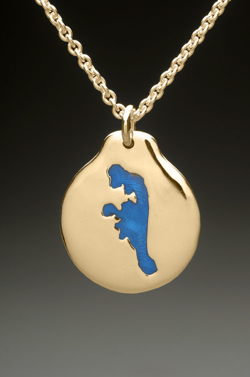 mj harrington jewelers nh baboosic lake custom necklace gold