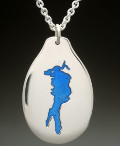 mj harrington jewelers nh conway lake custom necklace pendant silver
