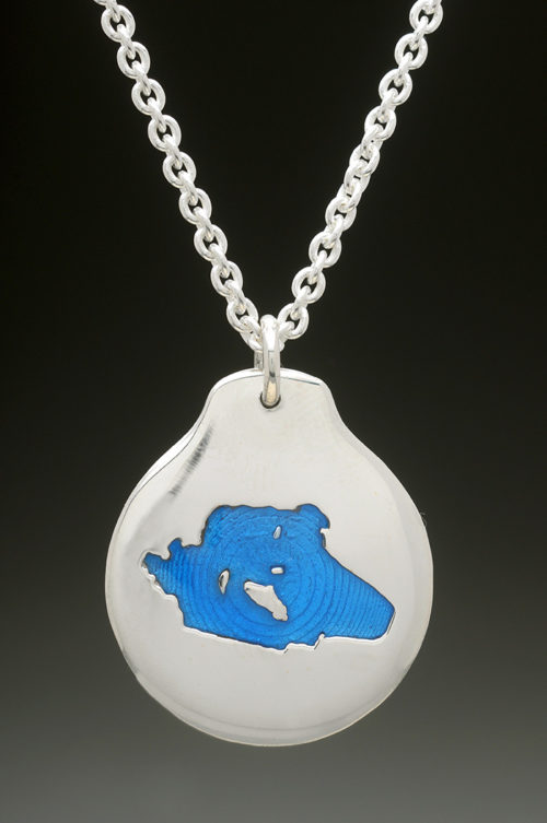 mj harrington jewelers nh lake wentworth wolfeboro custom necklace pendant silver
