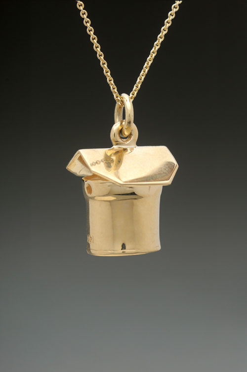 mj harrington jewelers nh maple syrup sap bucket jewelry necklace round gold