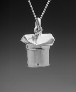 mj harrington jewelers nh maple syrup sap bucket jewelry necklace round silver