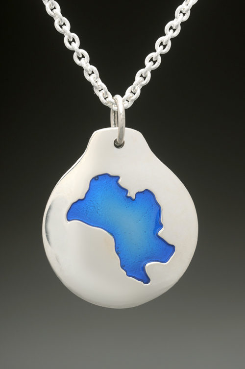 mj harrington jewelers nh mirror lake tuftonboro custom necklace pendant silver