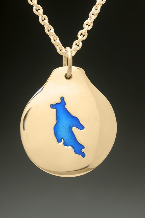 mj harrington jewelers nh newfound lake bridgewater custom necklace pendant gold