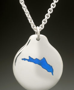 mj harrington jewelers nh northwood lake custom necklace pendant silver
