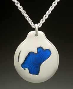 mj harrington jewelers nh rockybound pond croydon custom necklace pendant silver