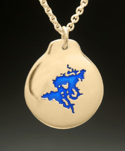 mj harrington jewelers nh squam lake holderness custom necklace pendant gold